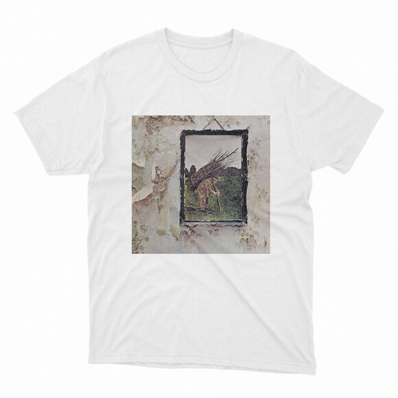 Led Zeppelin - Led Zeppelin IV White T-Shirt - Picture 1 of 2